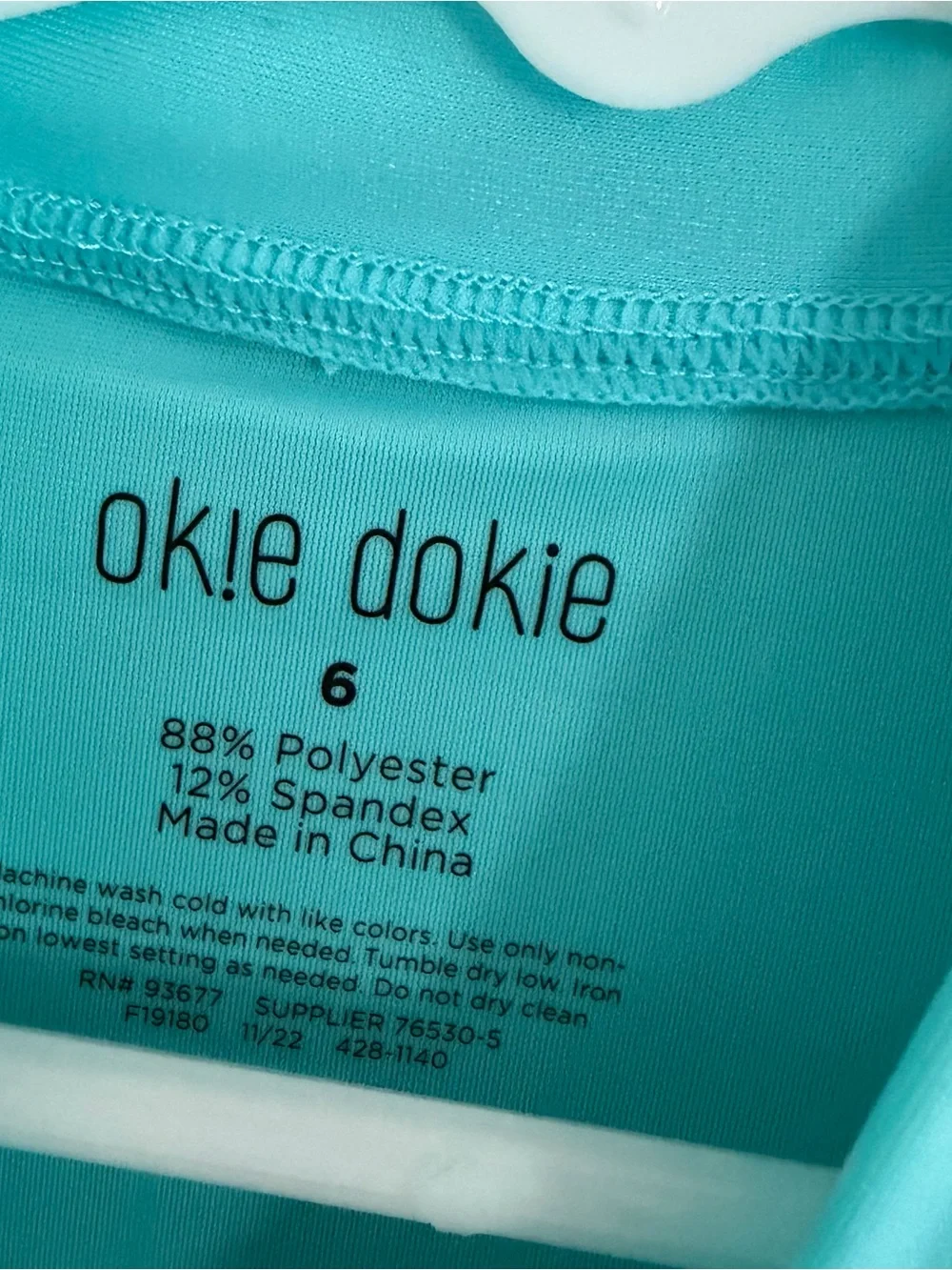 Okie Dokie Rashguard Swim Suit